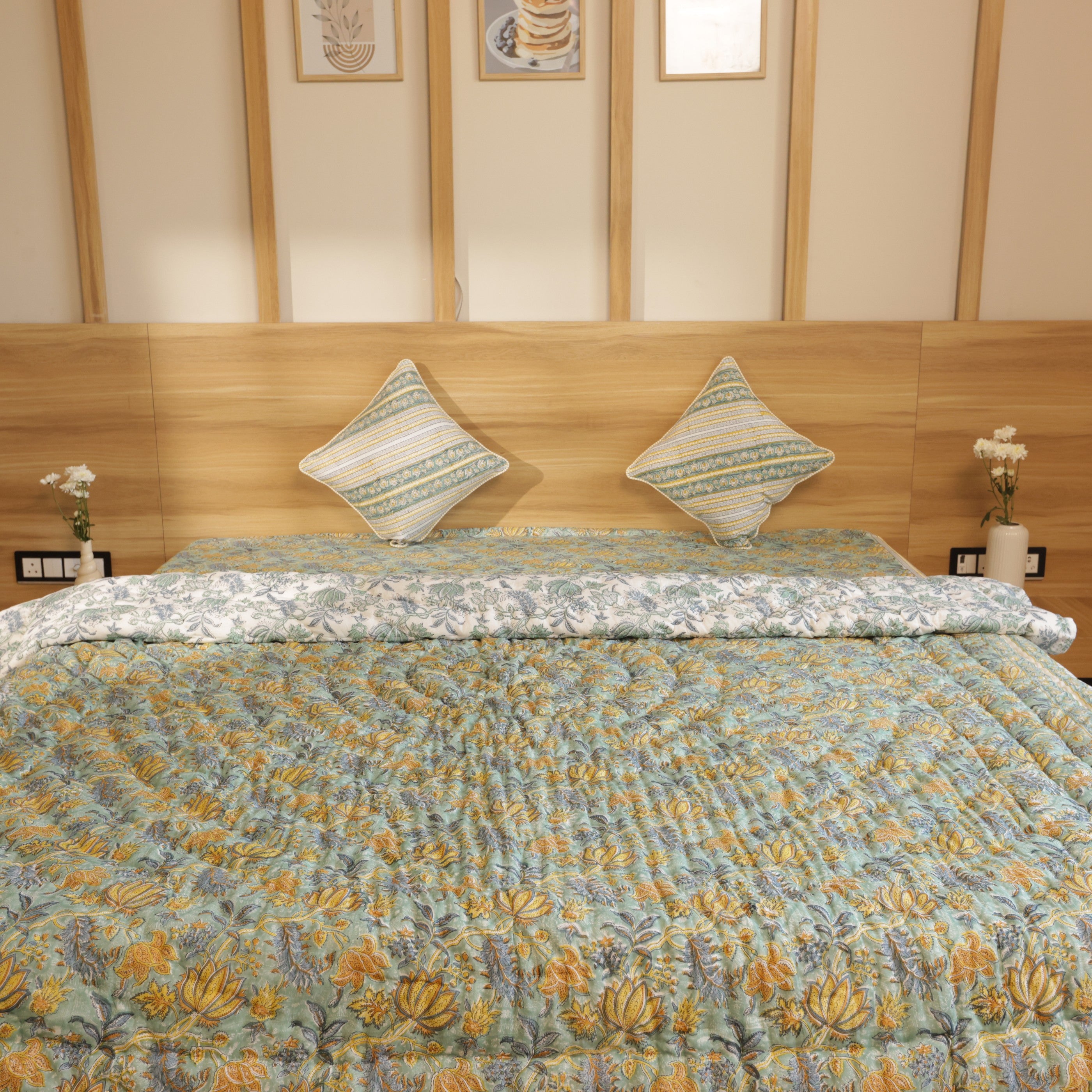 Green Lotus Quilt