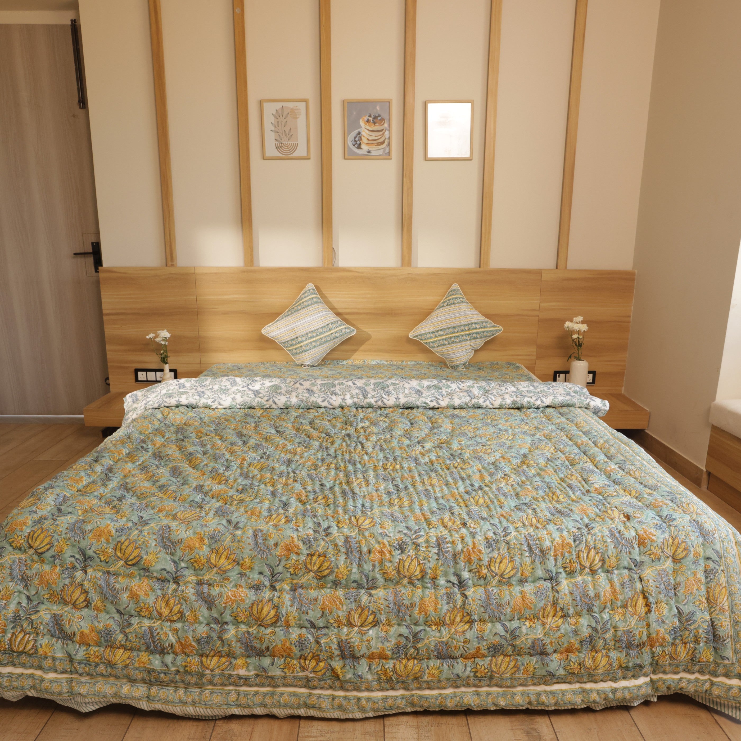 Green Lotus Quilt