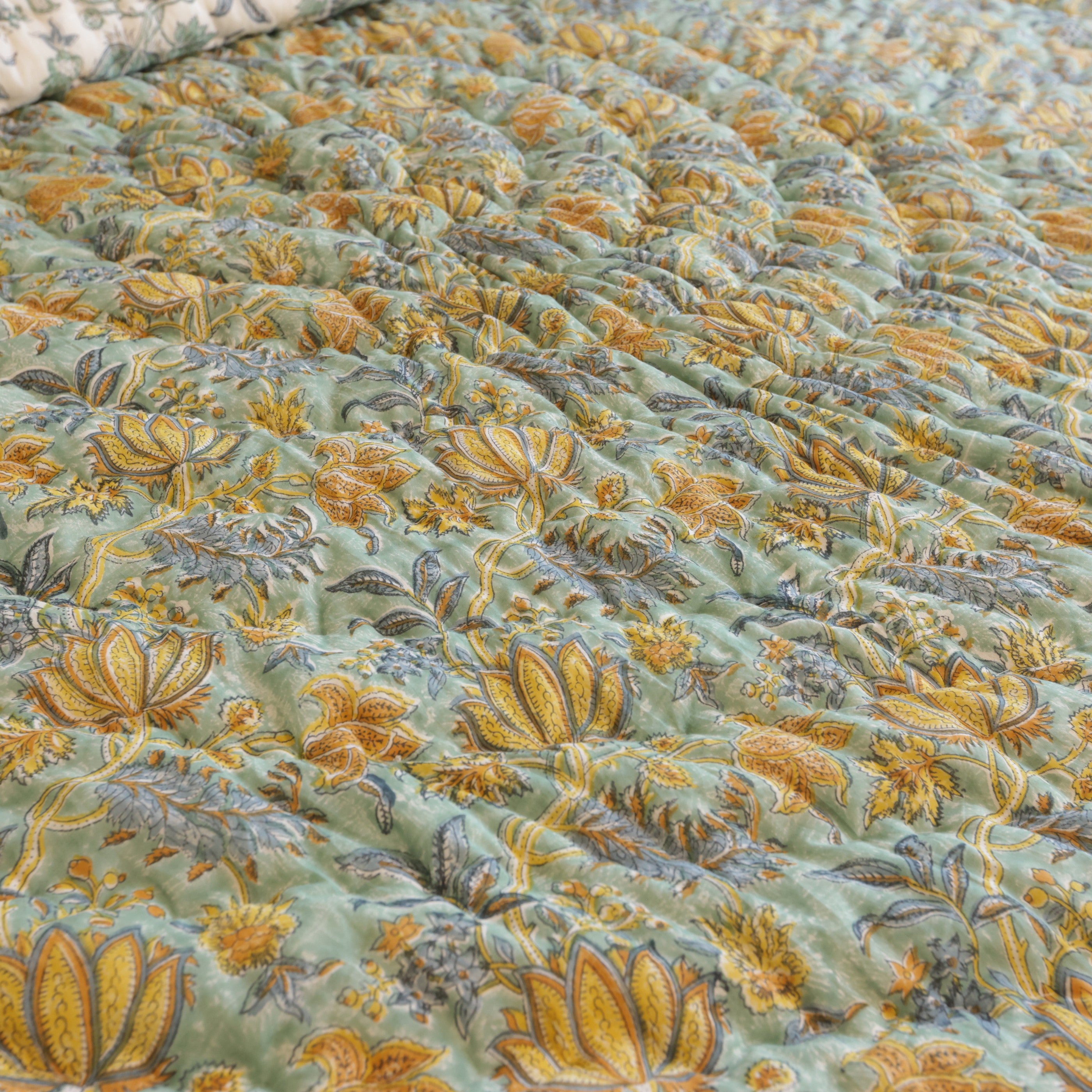Green Lotus Quilt
