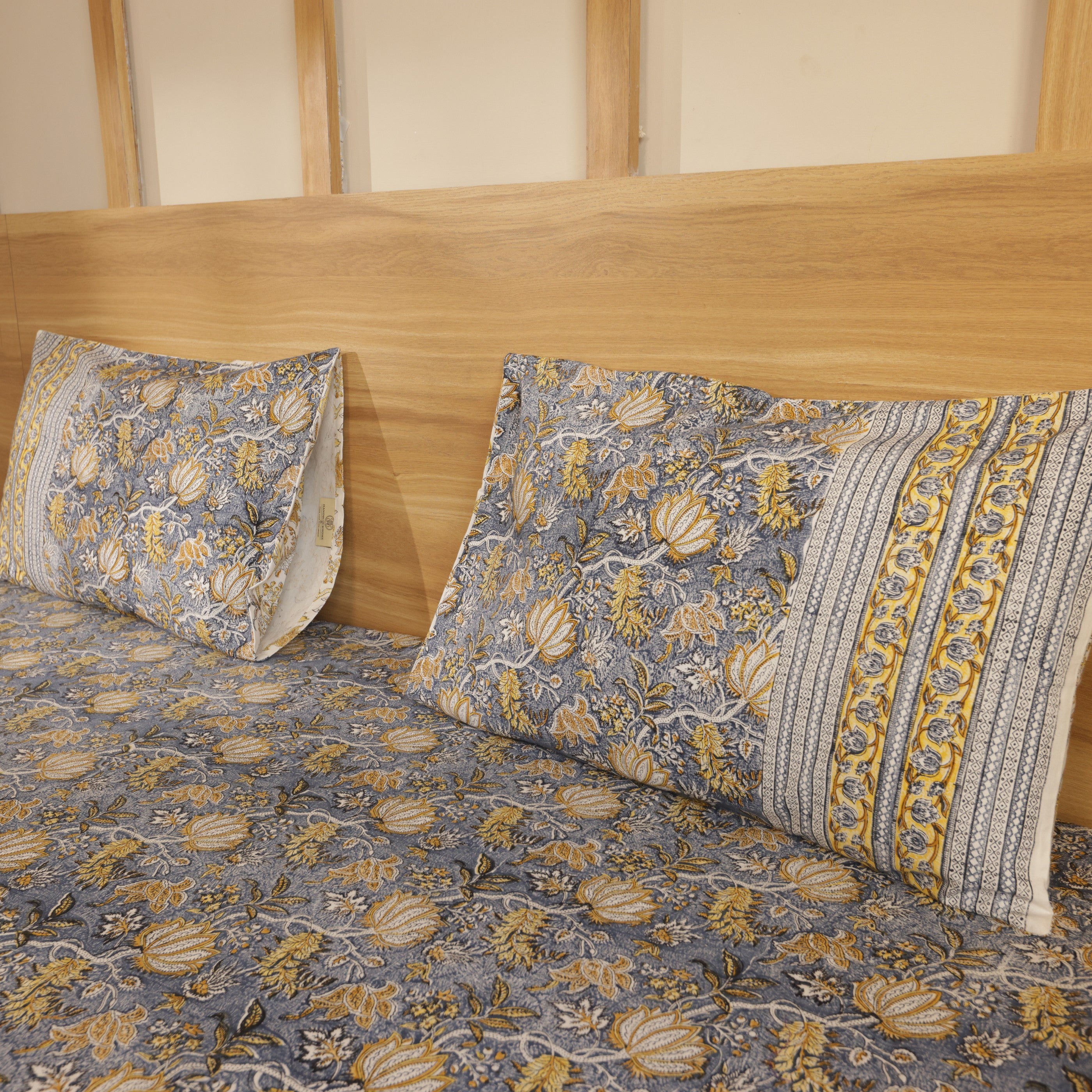 Golden Lotus Bedcover