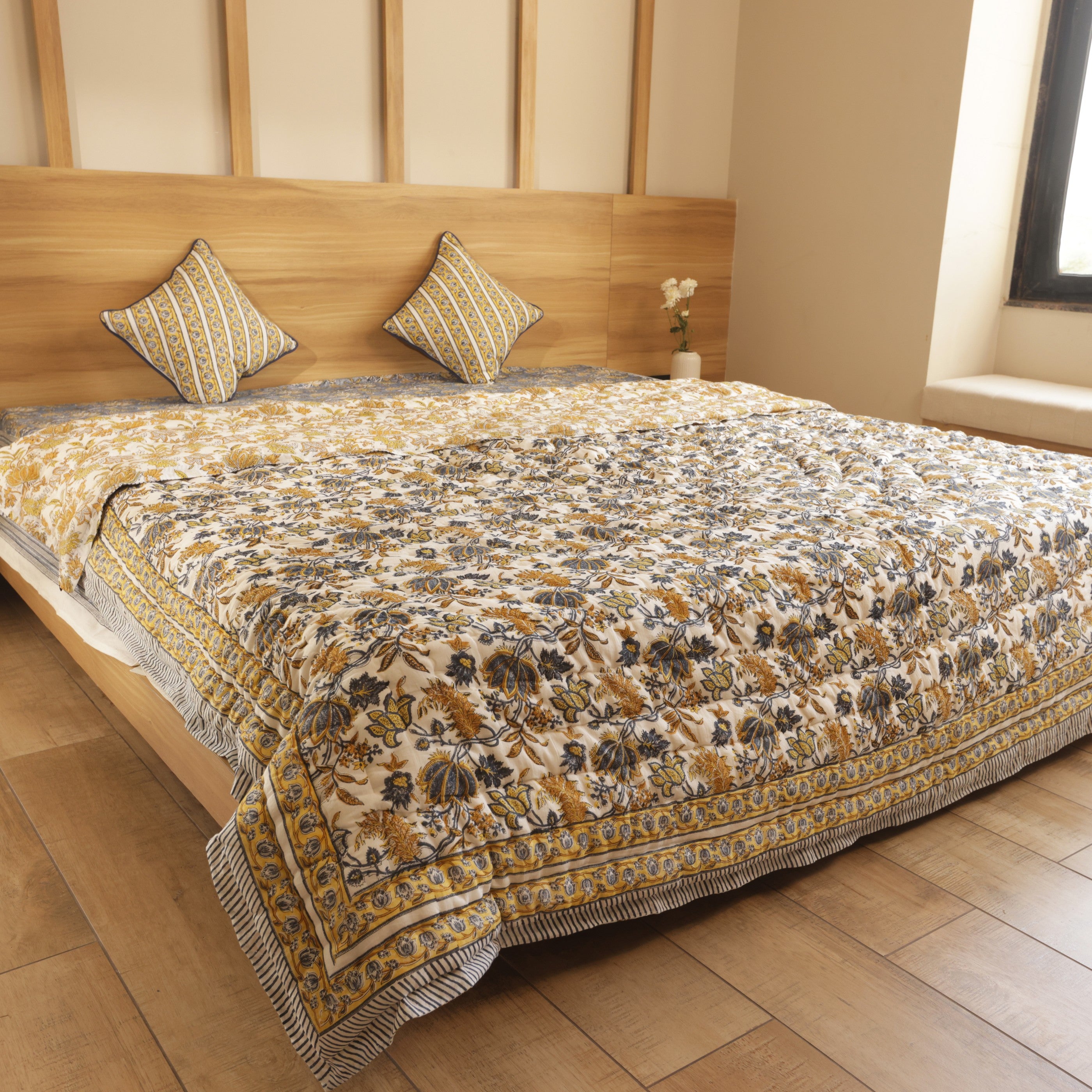 Golden Lotus Quilt