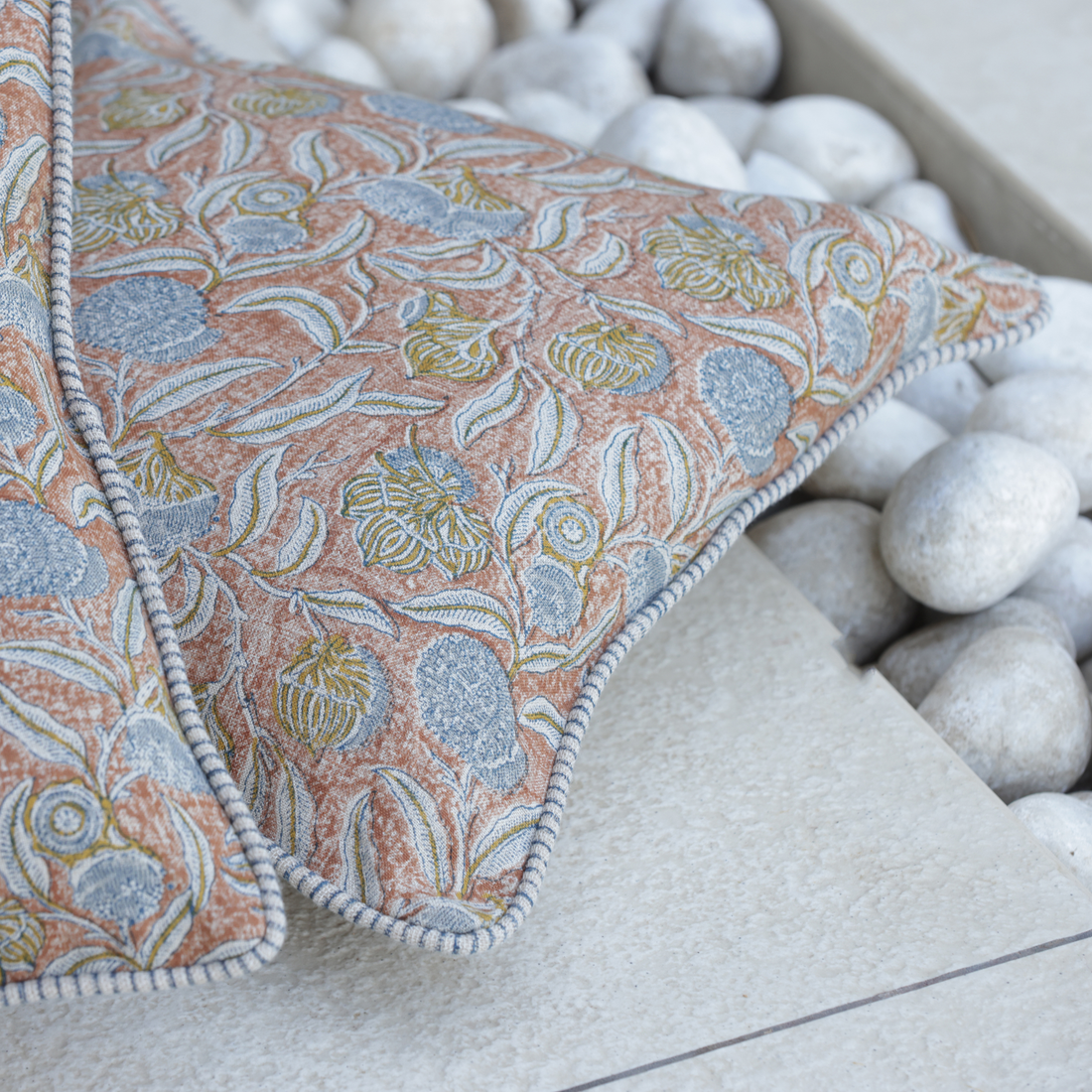 RUDRAKASH LINEN CUSHION COVER