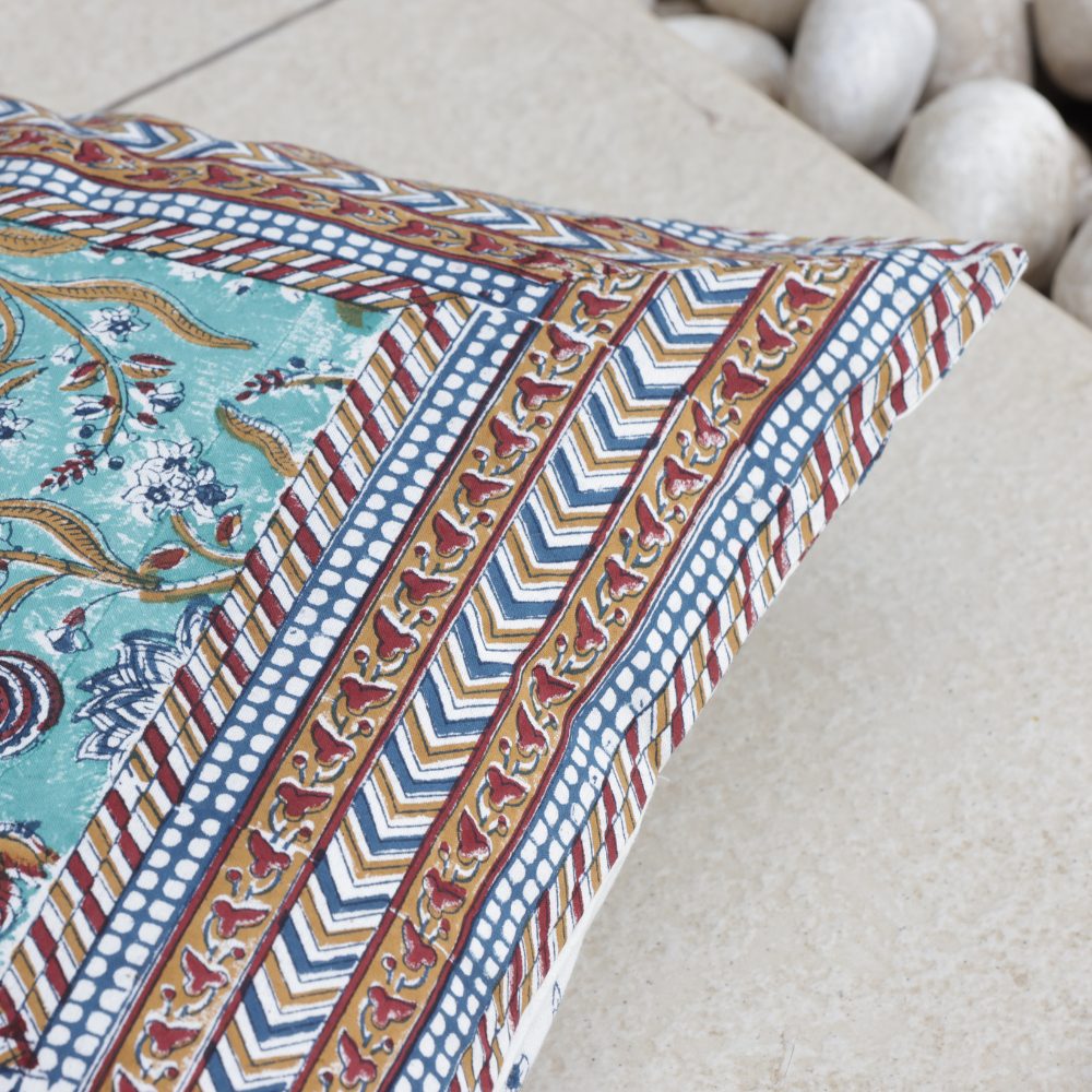 Large Sigandhika Cotton Cushion Cover