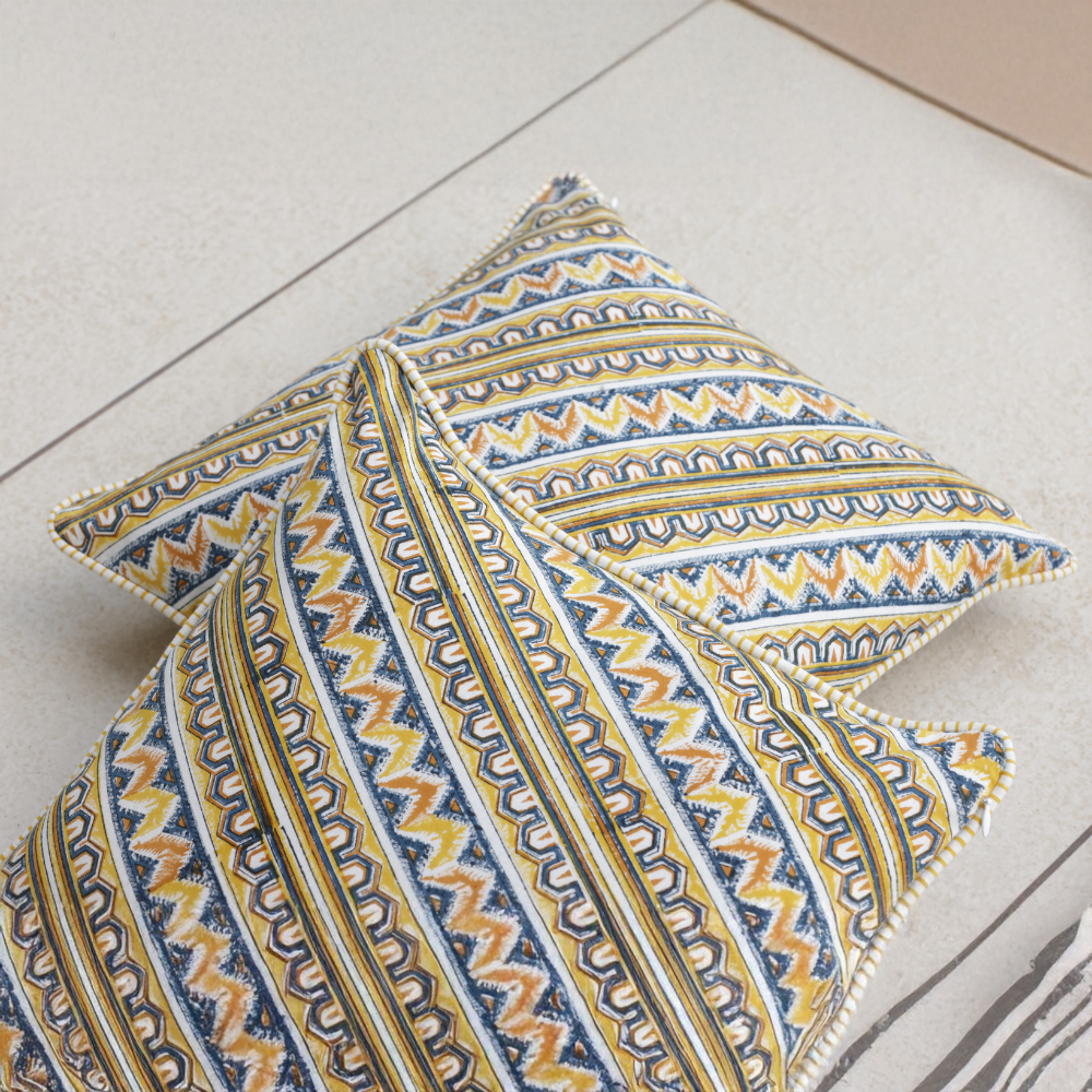 Tribal Bloom Cushion Cover