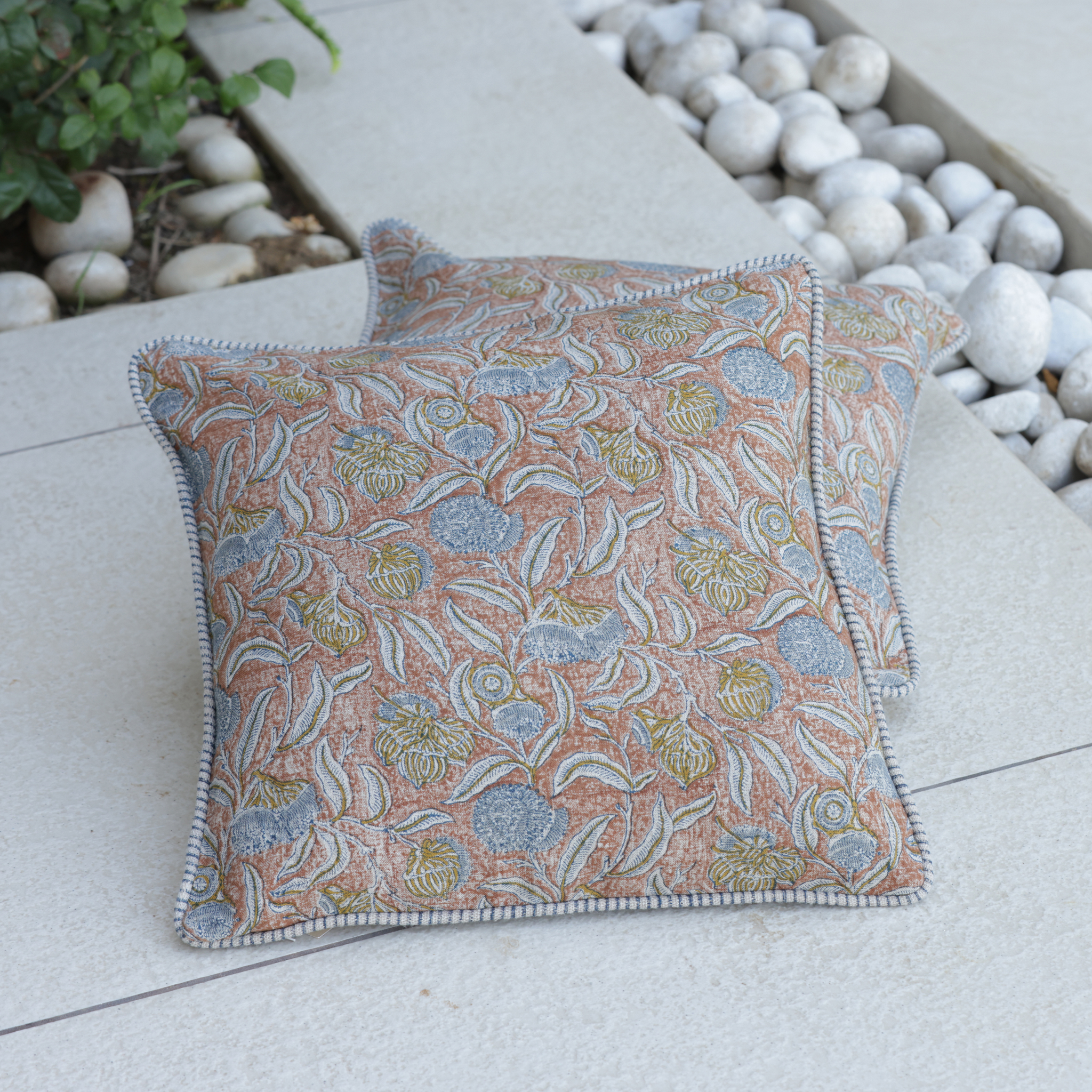RUDRAKASH LINEN CUSHION COVER