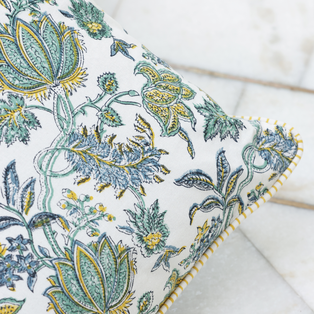 GREEN LOTUS CUSHION