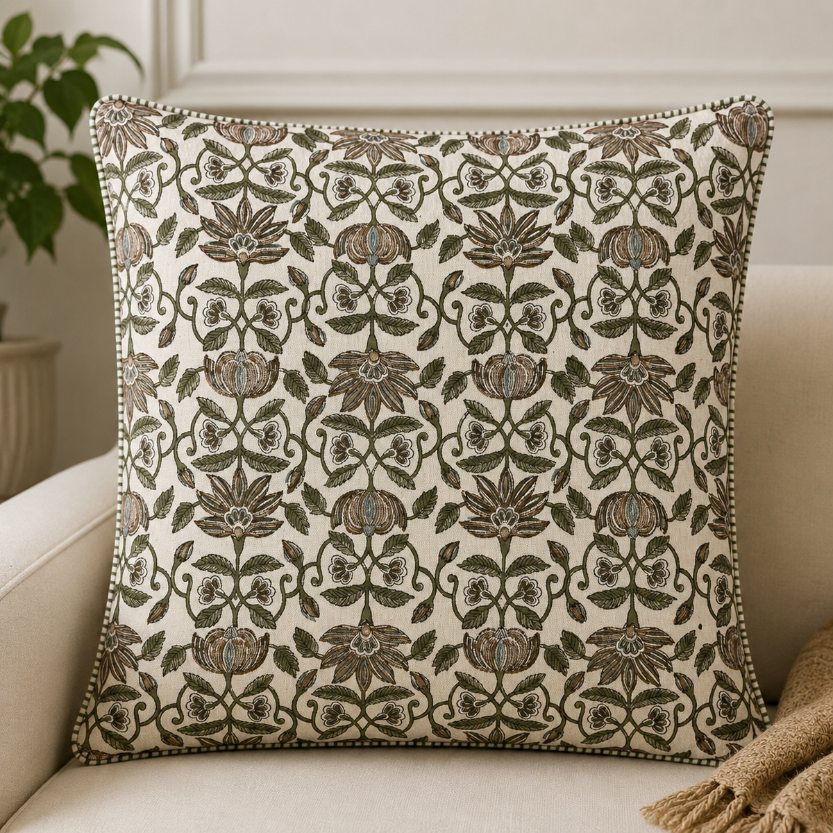 Gulraaz Stripe Cushion Cover