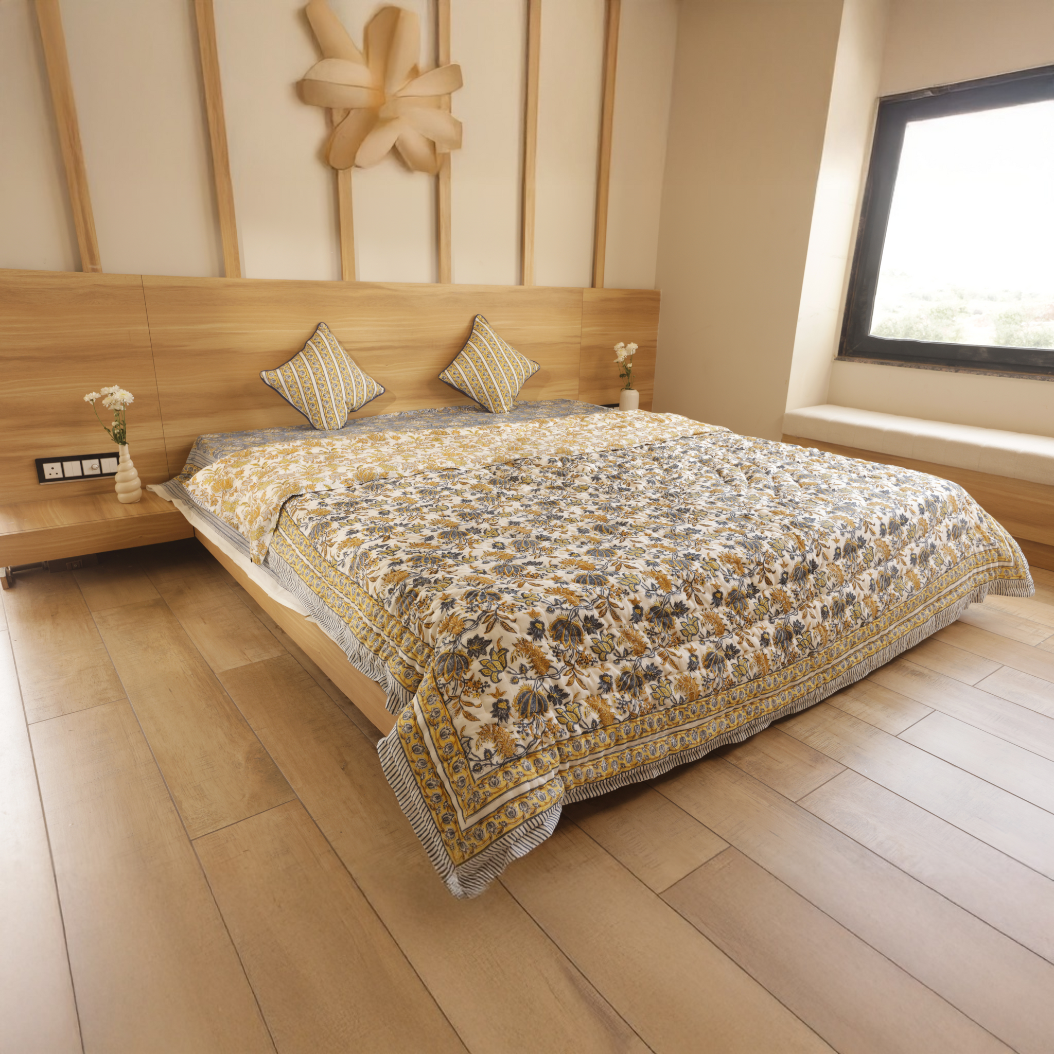 Golden Lotus Quilt