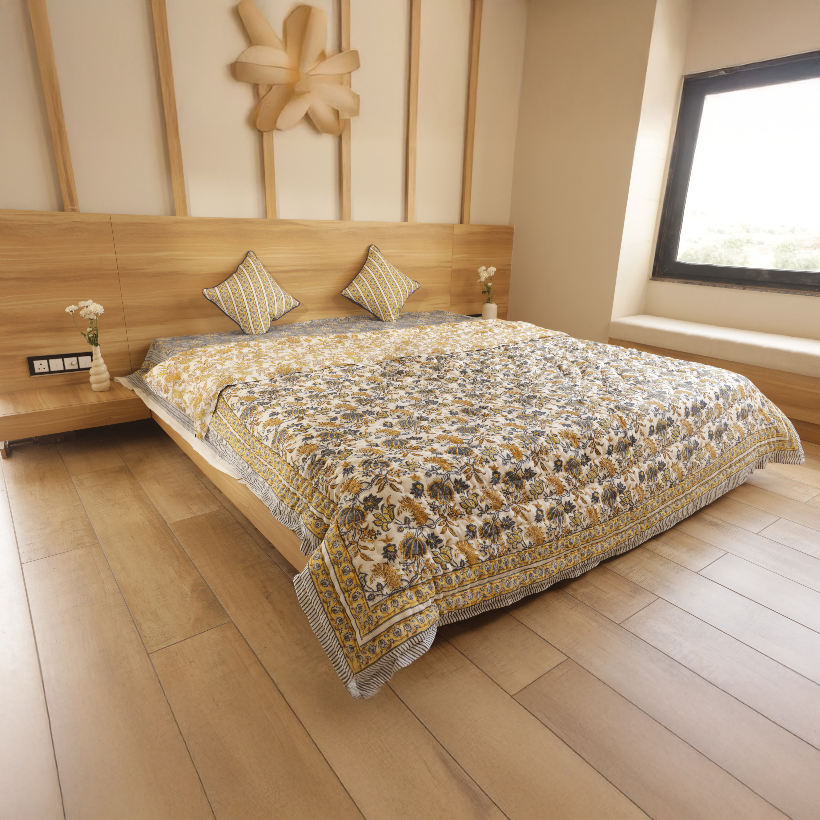 Golden Lotus Quilt