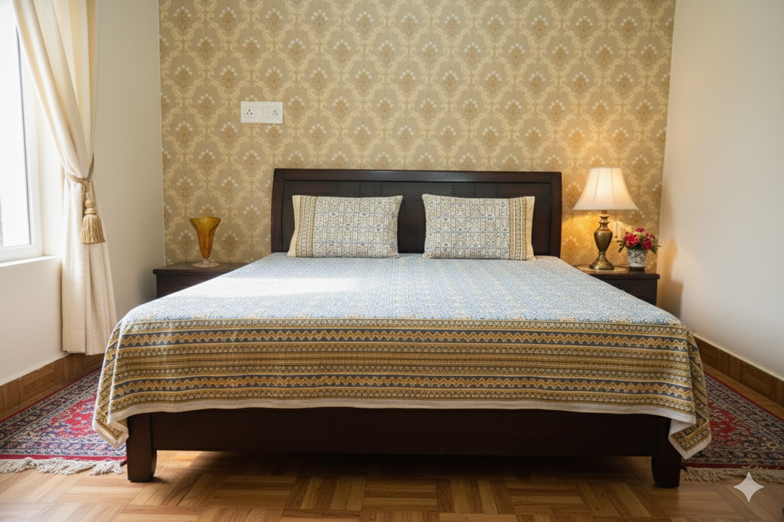 Tribal Bloom Bedcover