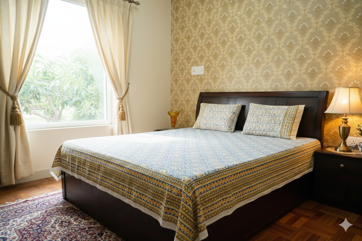 Tribal Bloom Bedcover