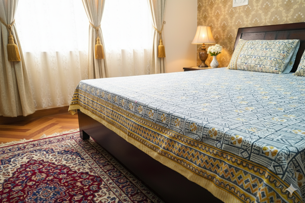 Tribal Bloom Bedcover