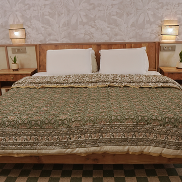 Gulraaz Sea Foam Quilt